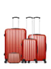 BlueStar 4 tlg. Kofferset NAPOLI C in Rot (95L/64L/37L/9L)