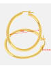 Vanlere Creolen aus 375 Gelbgold