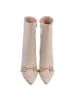 Ital-Design Stiefelette in Beige