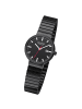 Regent Analog-Armbanduhr Regent Metallarmband schwarz klein (ca. 29mm)