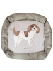 Mr. & Mrs. Panda Hundekissen English Springer Spaniel Lebensrett... in Grau Pastell
