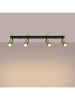Nice Lamps Plafond SOLARA 4L schwarz/gold H 22