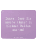 Mr. & Mrs. Panda Maus-Pad Spruch Erzieher Heldenmacher mit Spruch in Lavendeltraum