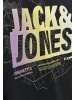 Jack & Jones T-Shirt 'Map Summer' in schwarz