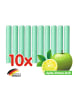 EASYmaxx Duftstein WC-Bürste Silikon 10er-Set 50g grün Apfel-Zitrone  grün