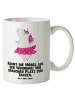 Mr. & Mrs. Panda Keramikbecher Einhorn Ballerina mit Spruch in Weiß