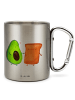 Mr. & Mrs. Panda Becher Avocado Toast ohne Spruch in Silber