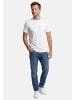 Lerros T-Shirt Basic in Creme / dunkelblau