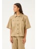 Karen By Simonsen Kurzarmhemd KBVilma Oversize fit in Chinchilla