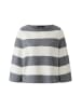 Oui Pullover in grey white