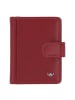Golden Head Polo Kreditkartenetui RFID Schutz Leder 8 cm in rot
