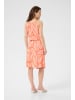 Kaffe Sommerkleid KAdahlia Regular fit in Red/Chalk Palm Leafs