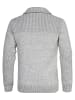 Petrol Industries Pullover mit Zopfmuster Lockport in Grau