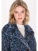 myMo Damen Coat in Blau Schwarz