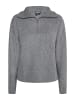 DreiMaster Damen Rippstrick Troyer in Grau Melange
