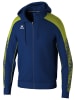 erima Kinder Trainingsjacke Mit Kapuze in new navy/lime