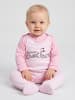 TupTam Baby Unisex Strampler-Set mit Aufdruck Spruch 2-tlg in rosa/weiß