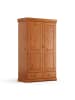 Feldmann-Wohnen Kleiderschrank Toskania Kiefer Natur gebeizt 132 / 62 / 218cm