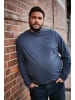 Men Plus Kurzarm T-Shirt in navy blau
