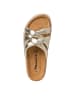 Tamaris Plateau Pantoletten in Gold