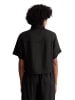 Marc O'Polo Kurzarm-Bluse boxy in Schwarz