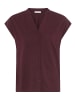 Tamaris Kurzarmshirt in bordeaux