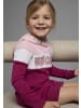 Kidsworld Sweatkleid in rosa-weiß-bordeaux