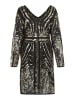 NAEMI Damen Kleid in Gold
