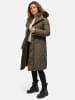 Tazzio Wintermantel "F807" - mit Kapuze - in Khaki
