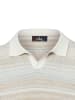 Ragman Strick-Poloshirt in hellgrau ecru - 0002