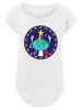 F4NT4STIC Long Cut T-Shirt NASA Classic Globe Astronauts in weiß