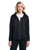 Gina Laura Sweatjacke in schwarz