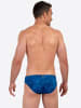 HOM Badehose Swim Mini Briefs Panarea in blue print