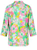 Gerry Weber Bluse 3/4 Arm in Grün/Lila/Pink Druck