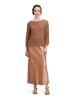 Betty Barclay Maxirock unifarben in Golden Camel