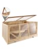 tectake Nagerkäfig Goldie 95 x 50 x 50 cm, braun