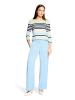 Betty Barclay Basic Shirt mit U-Boot-Ausschnitt in Green/Light Blue