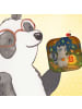 Mr. & Mrs. Panda Tischuntersetzer Waschbär Laterne Design ohne S... in Weiß