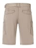 Timezone Cargo Shorts Reißverschluss Knielanger Schnittschen in Beige
