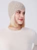 Style Republic Kaschmir Beanie fein gerippt in taupe melange