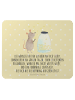 Mr. & Mrs. Panda Maus-Pad Maus Sterne mit Spruch in Gelb Pastell