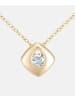 Diamant L'éternel Halskette mit Anhänger aus 375 Gelbgold mit Diamant