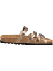 Palado Pantoletten Cruisi Premium Leather in Bronze Metallic