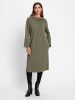 Heine Jersey-Kleid in khaki