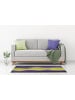 Teppich Boss Kurzflor Teppich Lara Mat 28 - Violett / Gelb