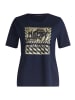 Betty Barclay Basic Shirt mit Placement in Patch Dark Blue/Beige