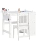 SoBuy Kindertisch in Weiß - (B)80 x (H)65,5 x (T)54cm