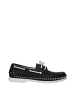 christian louboutin Schwarz Leder Slip-On Loafer