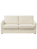 Beliani Schlafsofa BENNAS in Beige/Schwarz - (W) 174 x (H) 87 x (L) 84 cm