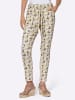 Heine Druckhose in sand-ocker-bedruckt